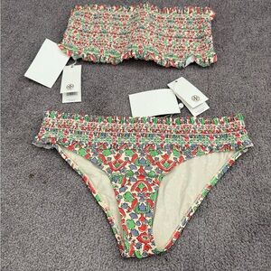 Tory Burch Multicolor Floral Bikini Set